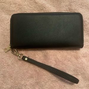 brand new never been used black wristlet